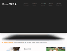 Tablet Screenshot of dream-vet.ro
